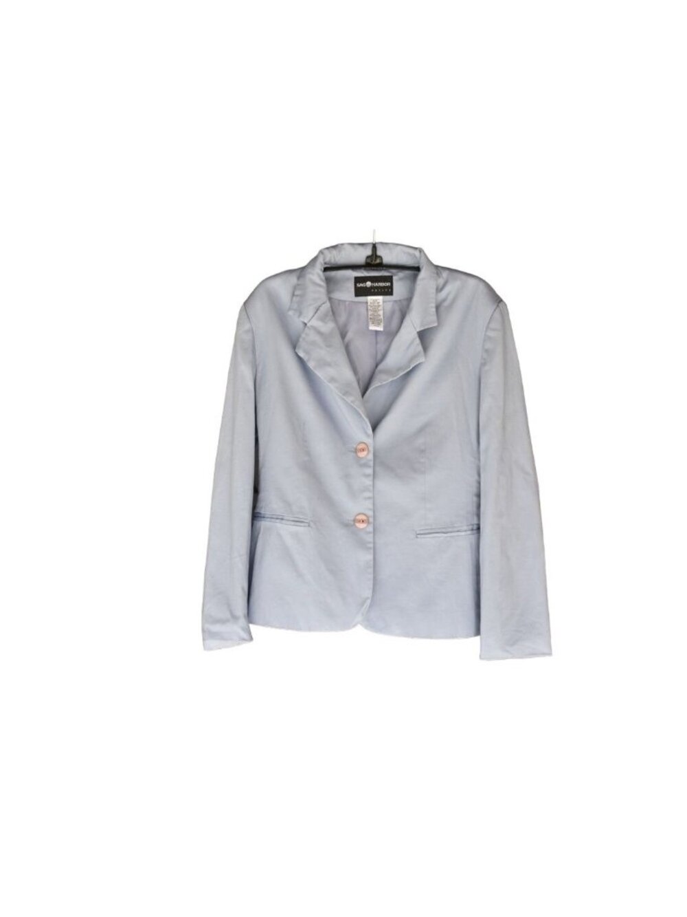 Women's Vintage Sag Harbor Light Blue 2 Button Blazer 4P
